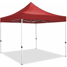 Özarı Branda Gazebo Çardak Bahçe Kamelya Katlanır Gölgelik Kırmızı