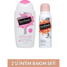 Femfresh Genital Bölge Rahatlatıcı Yıkama Jeli 250 ml + Femfresh Genital Bölge Deodorantı 125 ml