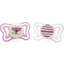 Chicco Emzik  6 - 16 Ay Silikon Physio Light Gece Parlayan 2'li