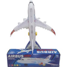 Kara Toys Pilli Jumbo Boy Airbus A380 Uçak Işıklı Müzikli 42 cm