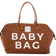 Bagmori Taba Baby Bag Baskılı Bebek Bakım Çantası