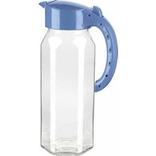 Titiz Toz Geçirmeyen Plastik Kapaklı Cam Sürahi 1,5 lt