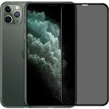 Quse Apple iPhone 11 Pro Tam Kaplayan 5D Privacy Glass Hayalet Ekran Koruyucu Cam