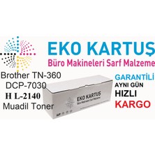 Eko Kartuş Brother TN-360 TN360-HL2140-HL 2170W-DCP7030 2600 Sayfa Siyah Muadil Toner