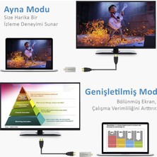 McStorey Type-C to HDMI Dönüştürücü 4K Full HD Macbook Air Pro iPad Pro Surface Pro ile Uyumlu