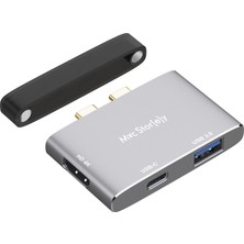 USB Çoğaltıcı Çoklayıcı USB-C HDMI Çevirici 4K 1XHDMI 1XUSB3.0