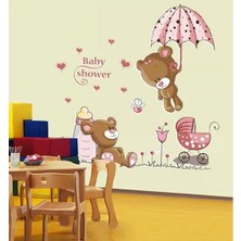 Crystal Kids Bebek Odası Duvar Sticker Baby Shower Bebek Partisi