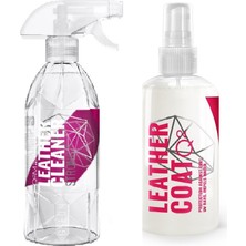 Gyeon Leather Cleaner Strong 1000 ml + Leather Coat 120 ml Deri Bakım Seti
