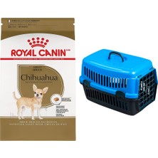 Royal Canin Yetişkin Chihuahua Köpek Maması 1,5 kg + Taşıma Çantası 49 cm Mavi