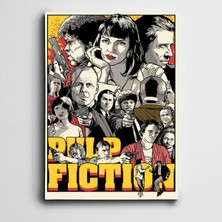 Dekolata Pulp Fiction Mini Kanvas Tablo