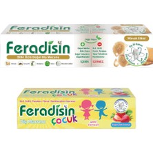 Feradisin Misvak Etkisi Diş Macunu 90 gr + Çocuk Diş Macunu  65 gr