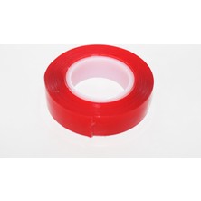 G-Tape Çift Taraflı Kırmızı Silikon Vhb Bant 18 mm x 2 m