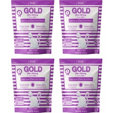 Freshy Gold Silika Kristal Kedi Kumu - 4 Aylık Set - 4 Adet Kalın Taneli 3,8 Litrelik Paket