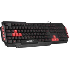 Hytech HYK-46 GAMY Siyah USB Kırmızı Tuşlu Q Gaming Oyuncu Klavyesi