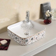 Puroser Rose Tezgah Üstü Çanak Lavabo