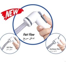 İz Yapı Taharetmatik Şeffaf Taharet Musluk Seti Wc Musluk Duş Seti