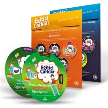 Çocuklar Için Aktiviteli Eğitici Çarklar Eğitim Seti - 10'lu Set