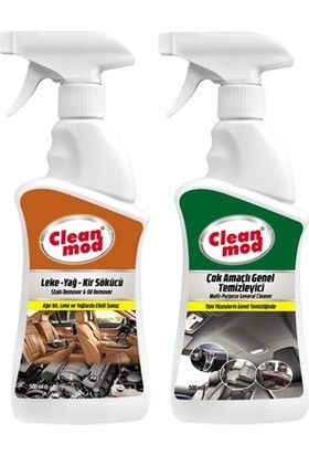 Cleanmod Oto Temizlik Seti Araç İçi Temizlik 2 x 500 ml
