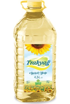 Trakyağ Rafine Ayçiçek Yağı Pet 4500 ml