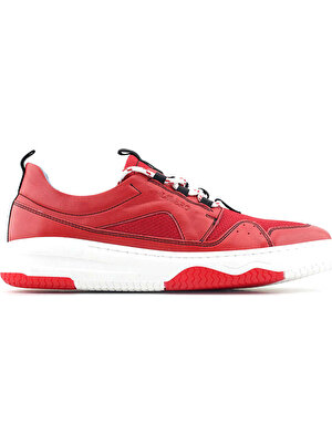 Libero 3341 Hakiki Deri Erkek Ayakkabı Kırmızı