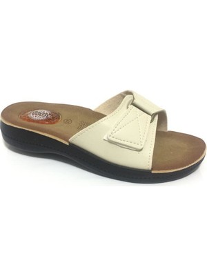 Elis Poly Kadın Ev Terlik Günlük Rahat Bej