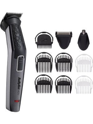 BaByliss Yüz & Vücut Bakım Kiti 10 Başlık, Karbon Titanyum Bıçaklar, Kablosuz Kullanım, Carbon Titanium, MT727E