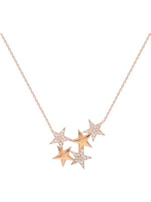 Glorria Gümüş Yıldız Kolye