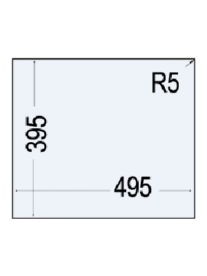 Teka SQUARE 50.40 TG SP BLACK Tezgahaltı Granit Eviye Siyah 50 cm 115230020