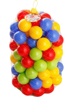 Pilsan Renkli Oyun Havuz Topları - 7 cm, 100'lü Set, Hafif ve Esnek Malzeme, Dış Mekan Kullanımı için İdeal