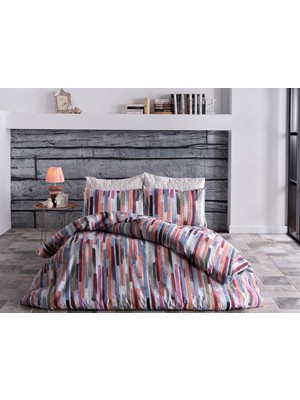 Doqu Home Polycotton Tek Kişilik Nevresim Takımı Linear