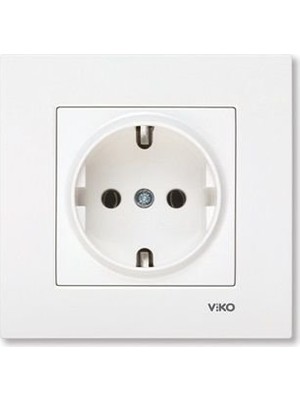 Viko Karre Topraklı Priz Beyaz 10'lu