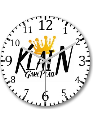 Baskı Dükkanı Kgp King Duvar Saati Bombeli Gercek Cam