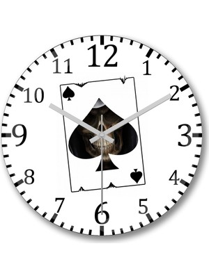 Baskı Dükkanı Game Pack Duvar Saati Bombeli Gercek Cam