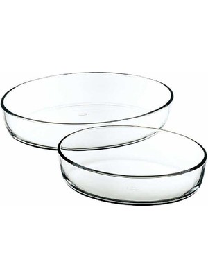 Paşabahçe 159033 2 Li Oval Borcam Seti - Borcam Fırın Tepsisi