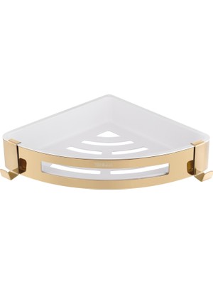 Venezia Dekoratif Köşe Banyo Rafı Sky