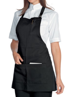 Medusa Forma Askılı Master Şef - Barista - Aşçı - Kuaför - Tattoo - Garson Önlüğü Siyah