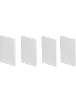 Elif 25 x 35 cm Beyaz Tuval 4'lü Set Sanatsal Malzeme Özellikleri ile