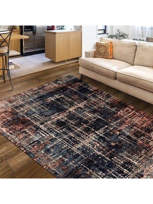 Halı Special Siyah Bakır Yıkanabilir Ince Kilim - HB1200 155 x 230 cm