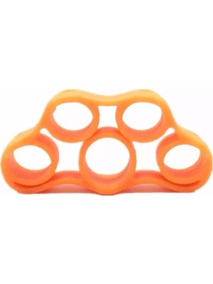 Clifton Silikon El ve Parmak Egzersiz  Sert Direnç Turuncu