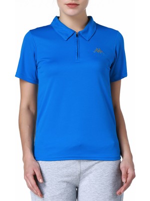 Kappa Kadın Polo Slim Fit T-Shirt Mavi 1302XY90A84