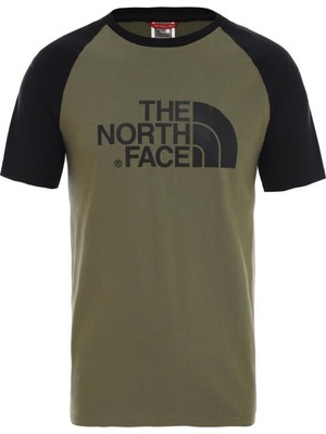 The North Face Raglan Easy Erkek T-Shirt Yeşil