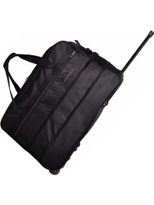 Escape Kabin Boy Valiz Tekerlekli Katlanabilir 50 cm Siyah