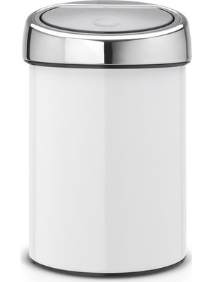 Brabantia Çöp Kutusu 3 lt Touch Bin Dokunmatik Beyaz