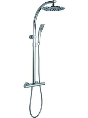 Kohler Batarya Seti Round Termostatik Krom