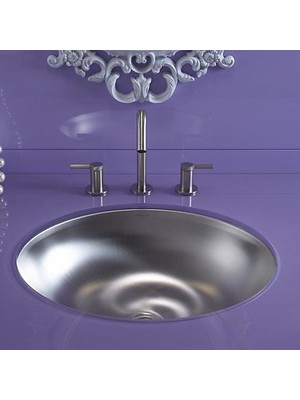 Kohler Lavabo Bachata Paslanmaz Çelik 64 x 424 cm