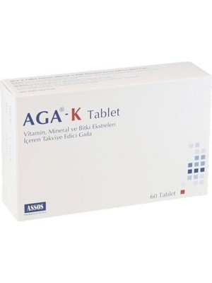 Assos Aga-K Takviye Edici Gıda 60 Tablet