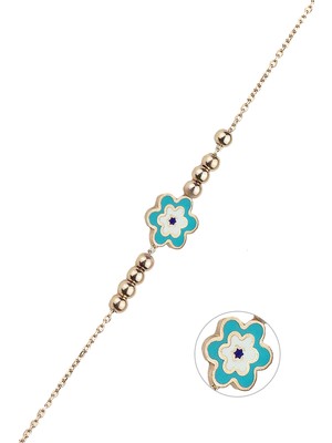 By Barun Mineli Göz Bileklik  Rose