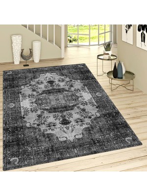 Halı Special Siyah Gri Yıkanabilir Modern Kilim 155 x 230 cm