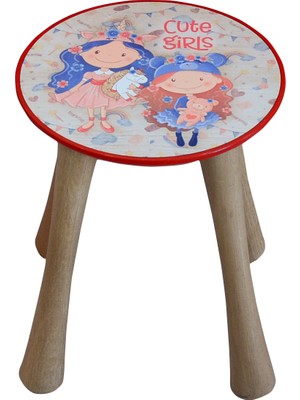 Popcorn Kids Cute Girls Aktivite Taburesi