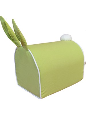 Akat Cosy Tavshe Yeşil Minder-Puf